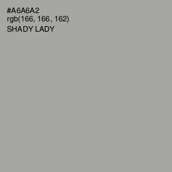 #A6A6A2 - Shady Lady Color Image